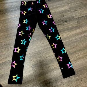 Pixie Lane Metallic Star Leggings